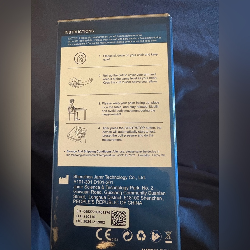 NIB-Digital Blood Pressure Monitor with Display
At HOME Medical device. - Picture 4 of 7